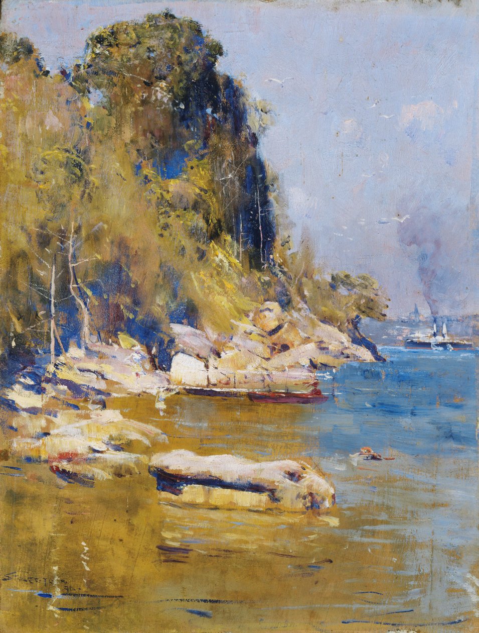 Z mého tábora (Sirius Cove) od Arthur Streeton