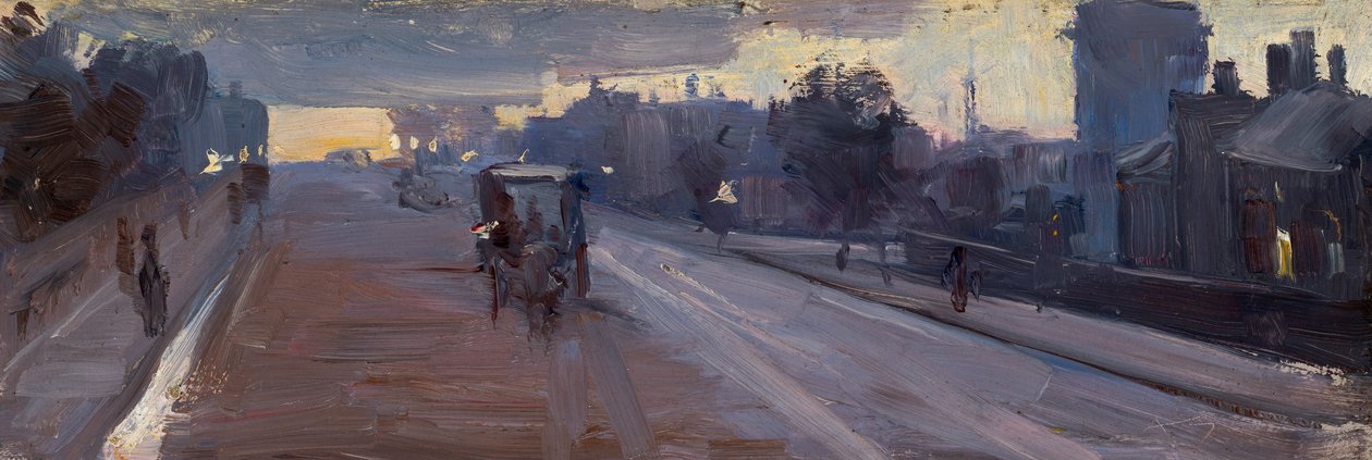 Hoddle St., 22:00 od Arthur Streeton