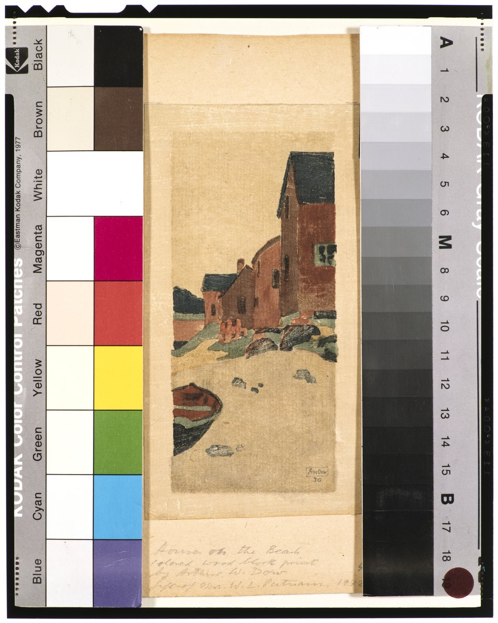 Šedý den (Houses on a Beach), c.1895 od Arthur Wesley Dow