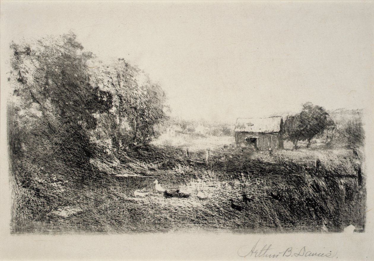 Kachní rybník od Arthur B. Davies