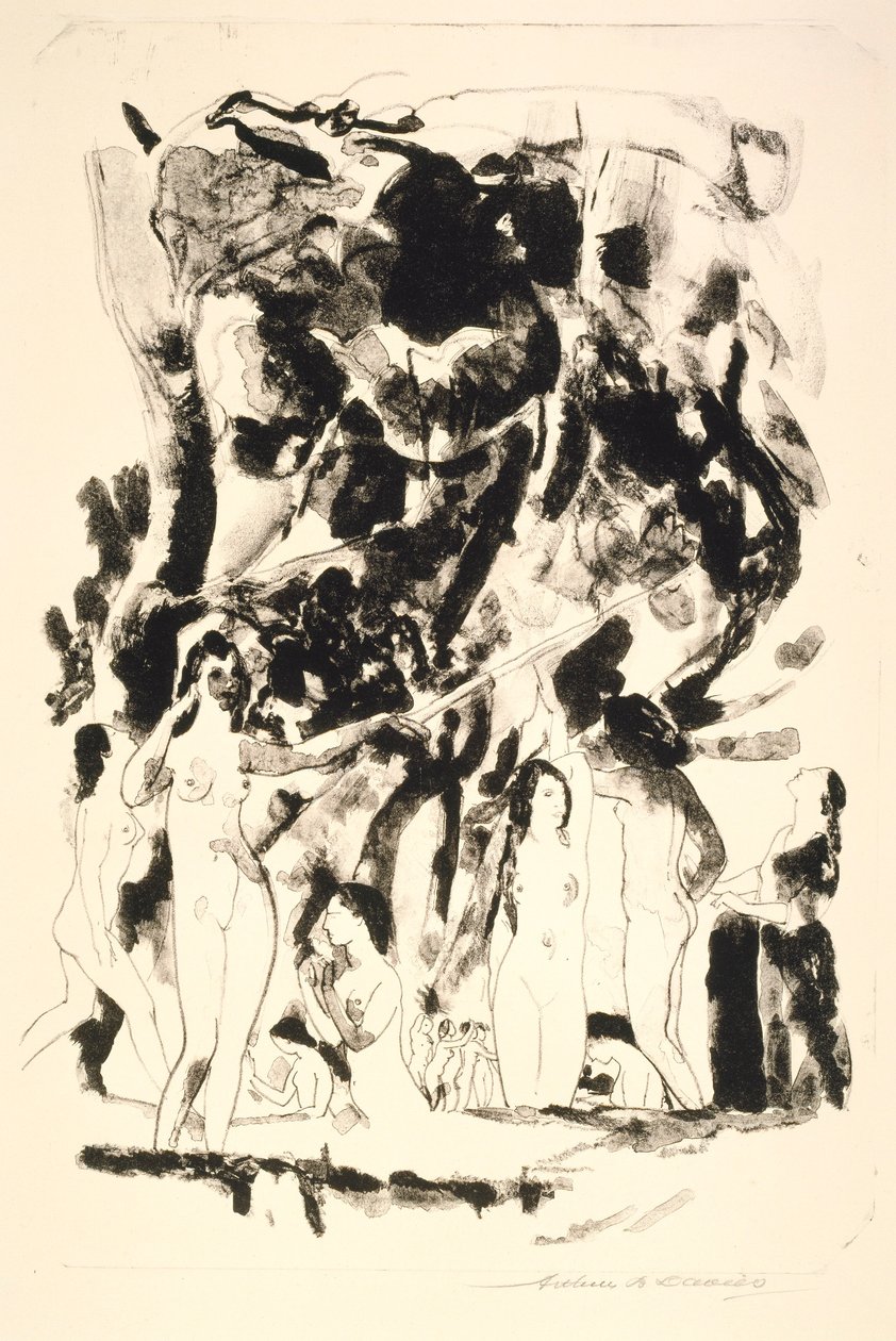 Slavnost sklizně od Arthur B. Davies