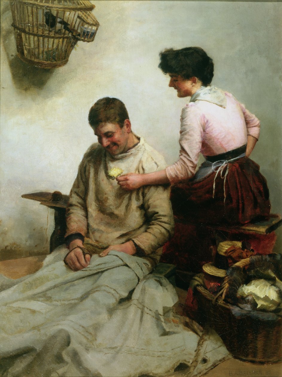 Manželství, 1887 (viz 238986 pro pár) od Arthur Bateman