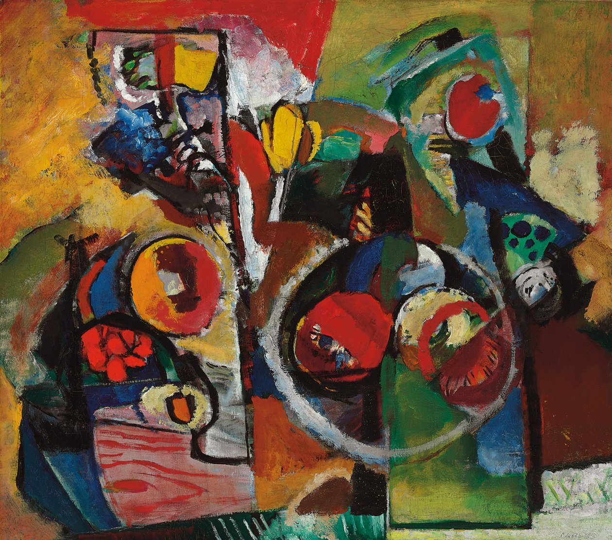 Abstrakce #2, kolem 1929-1935 (olej na plátně) od Arthur Beecher Carles