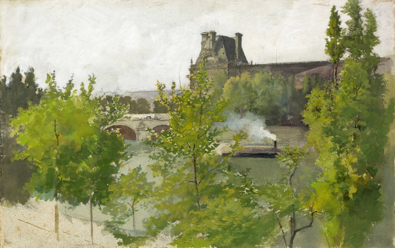 Arthur B. Davies, Louvre od Arthur Bowen Davies