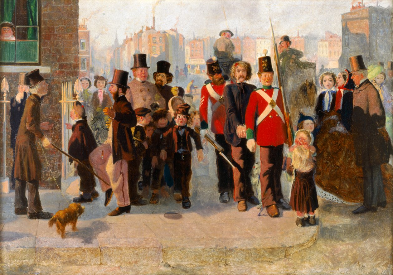 Dezertér (olej na plátně) od Arthur Boyd Houghton