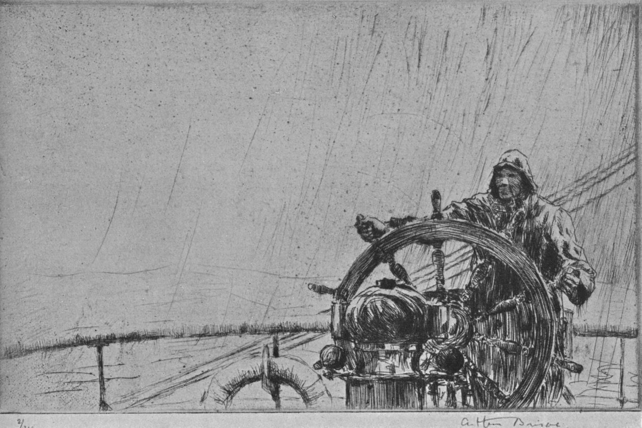 Kormidelník, 1925, 1926 od Arthur Briscoe
