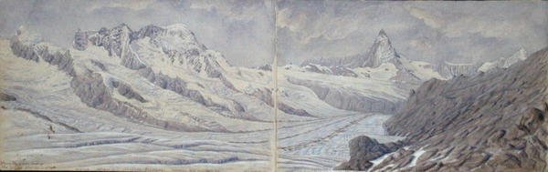 Mount Rosa od Arthur Cust