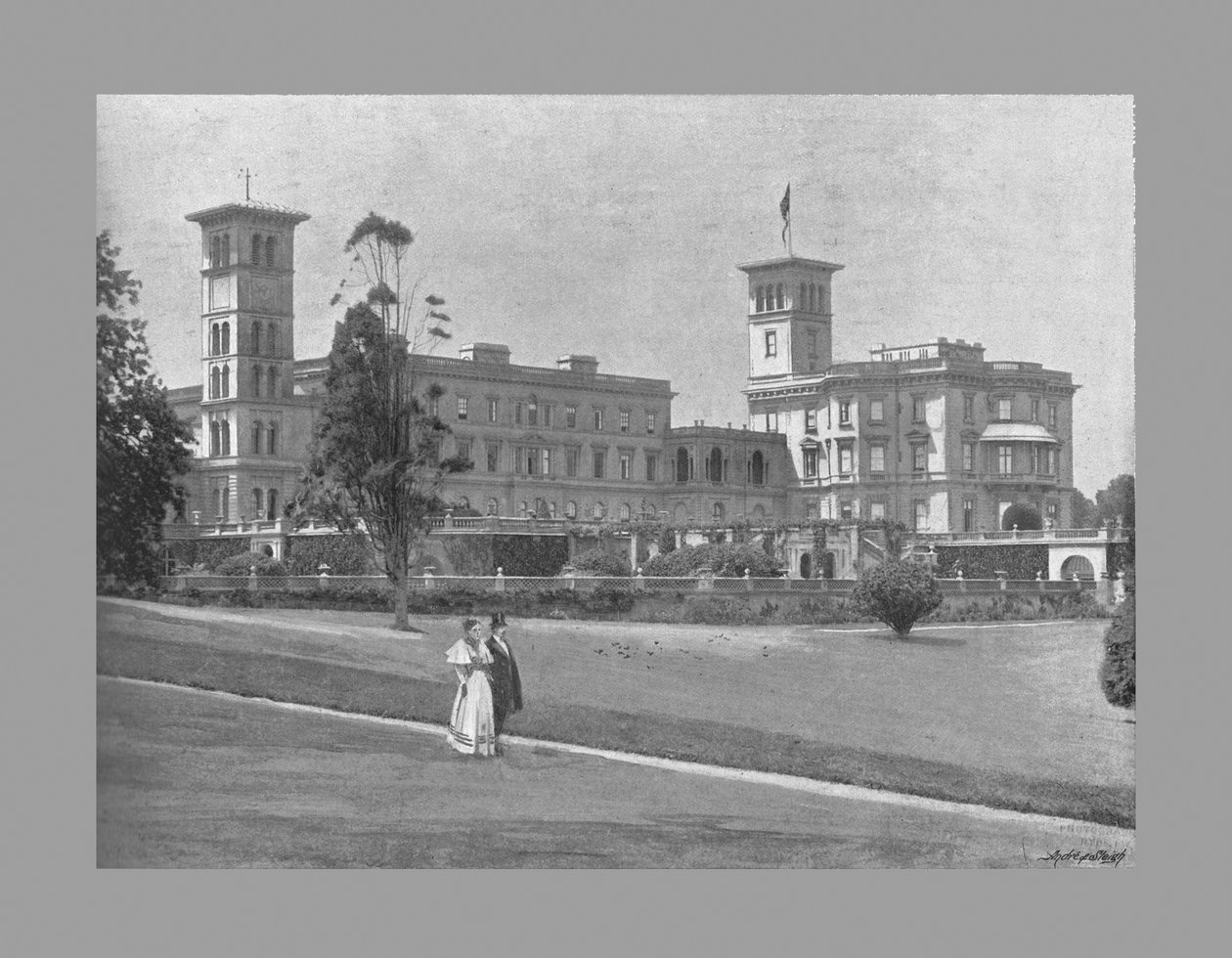 Osborne House, I.O.W. C1900 od Arthur Debenham