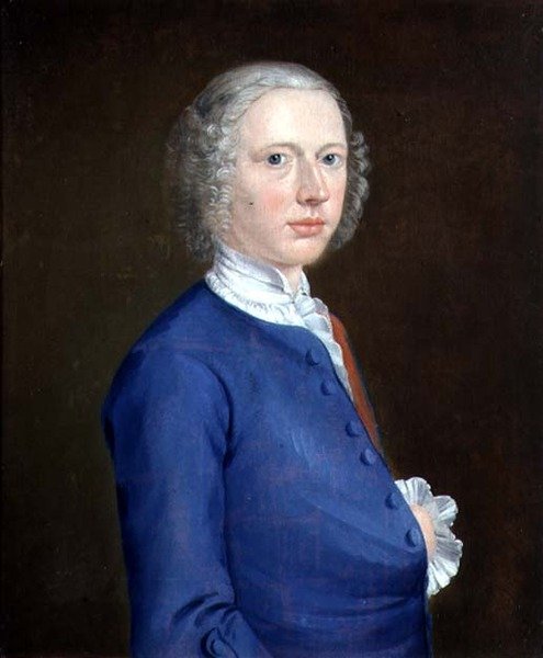 Autoportrét, cca 1737 (olej na plátně) od Arthur Devis