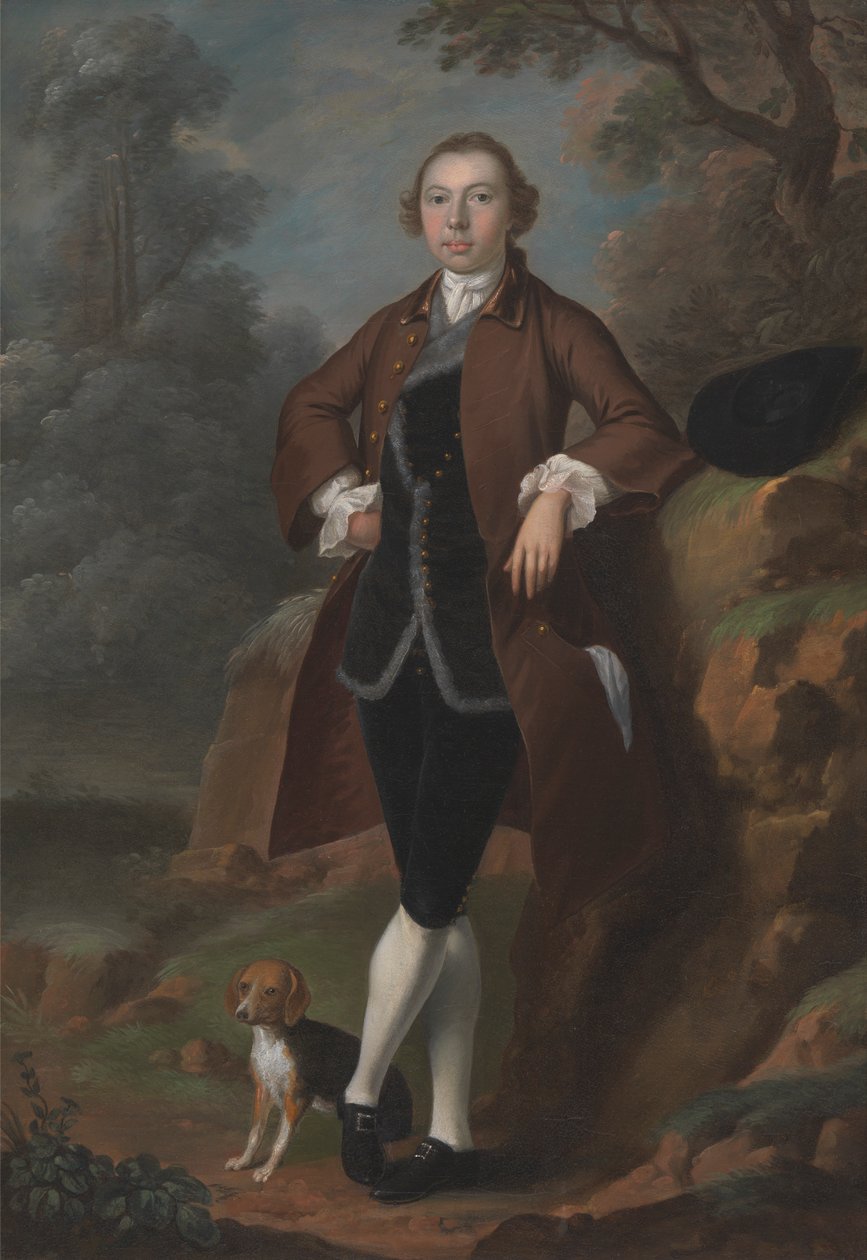 William Farington z Shawe Hall, Lancashire od Arthur Devis