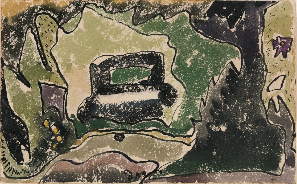 Auto přes ulici od Arthur Dove