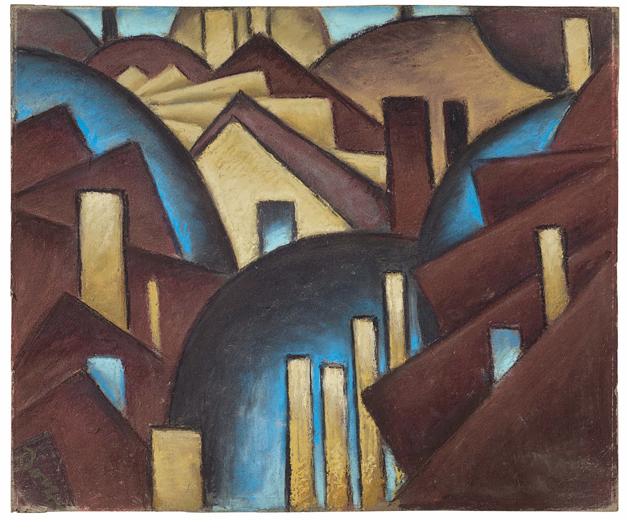 Symbol přírody č. 1 (střechy) od Arthur Garfield Dove