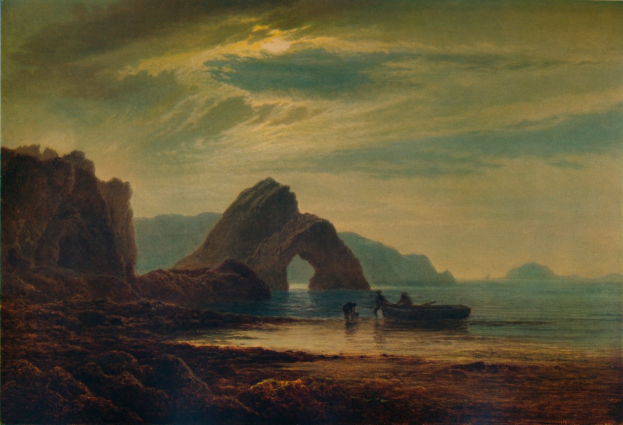 Gilters Point, Tenby, Moonlight, 1872-1874, 1935 od Arthur Gilbert