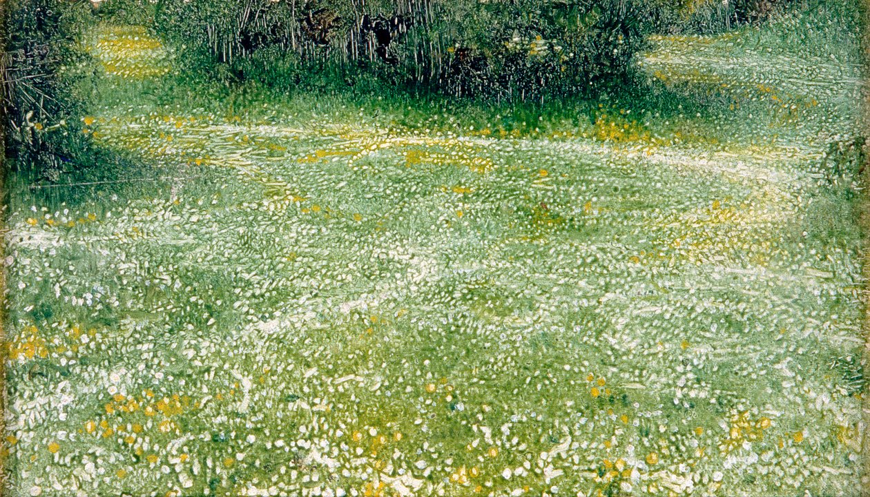 Sedmikrásky v Burnhamu, asi 1918 (olej na plátně) od Arthur Hacker
