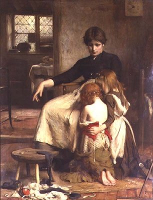 Modlitba dětí od Arthur Hacker