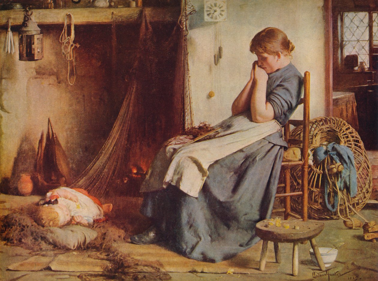 The Fishermans Wife, 1885 c1940 od Arthur Hacker