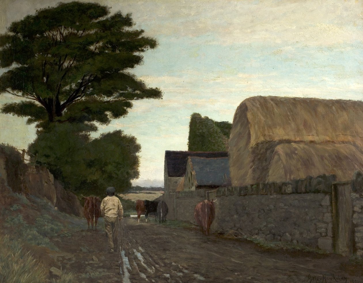 Jízda do mléka, 1881 od Arthur Hawksley