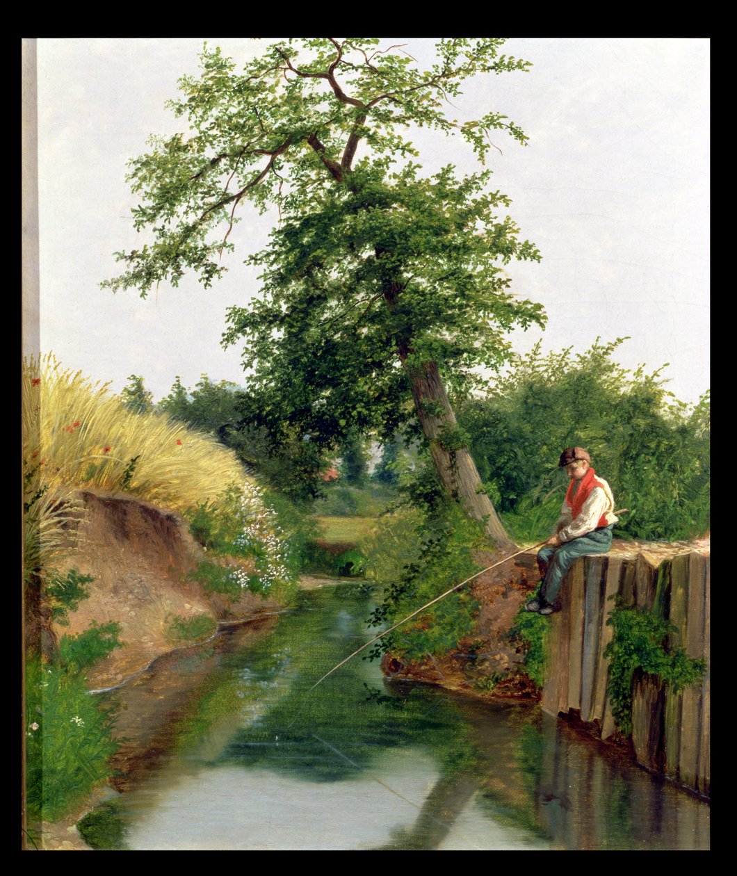 Chlapec Rybaření od Arthur Hughes