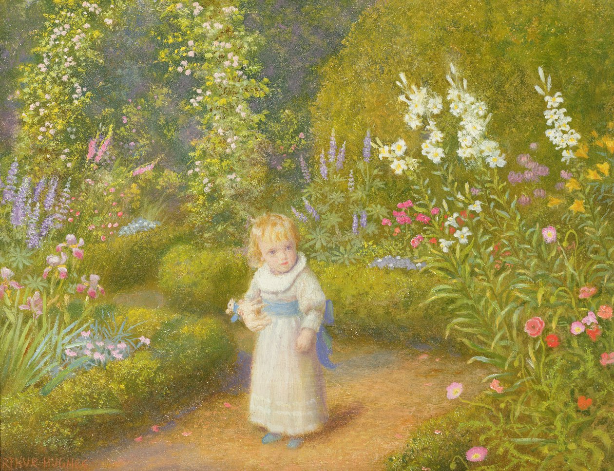 Alenka v říši divů od Arthur Hughes