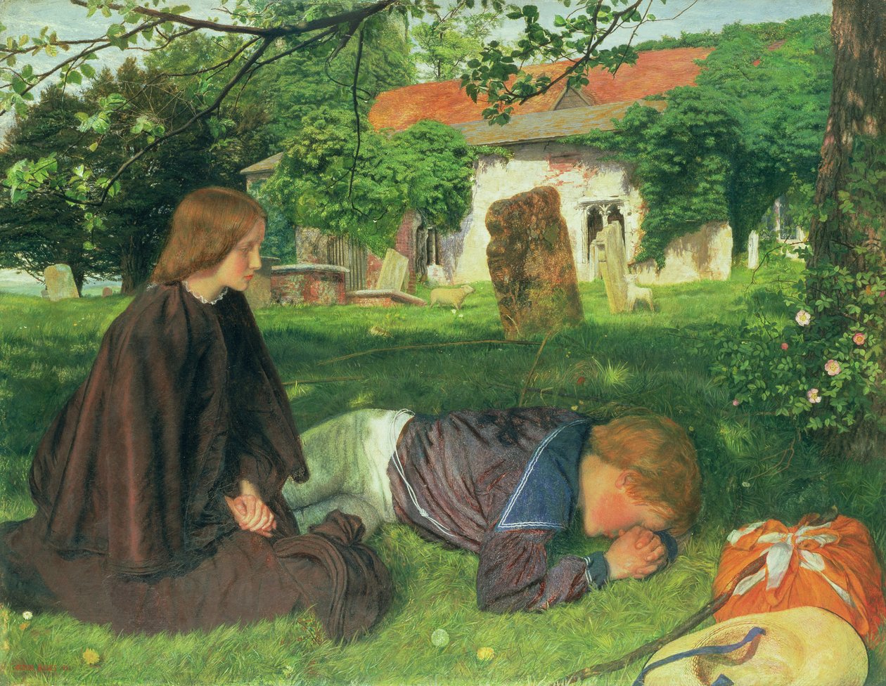 Domov z moře, 1862 od Arthur Hughes