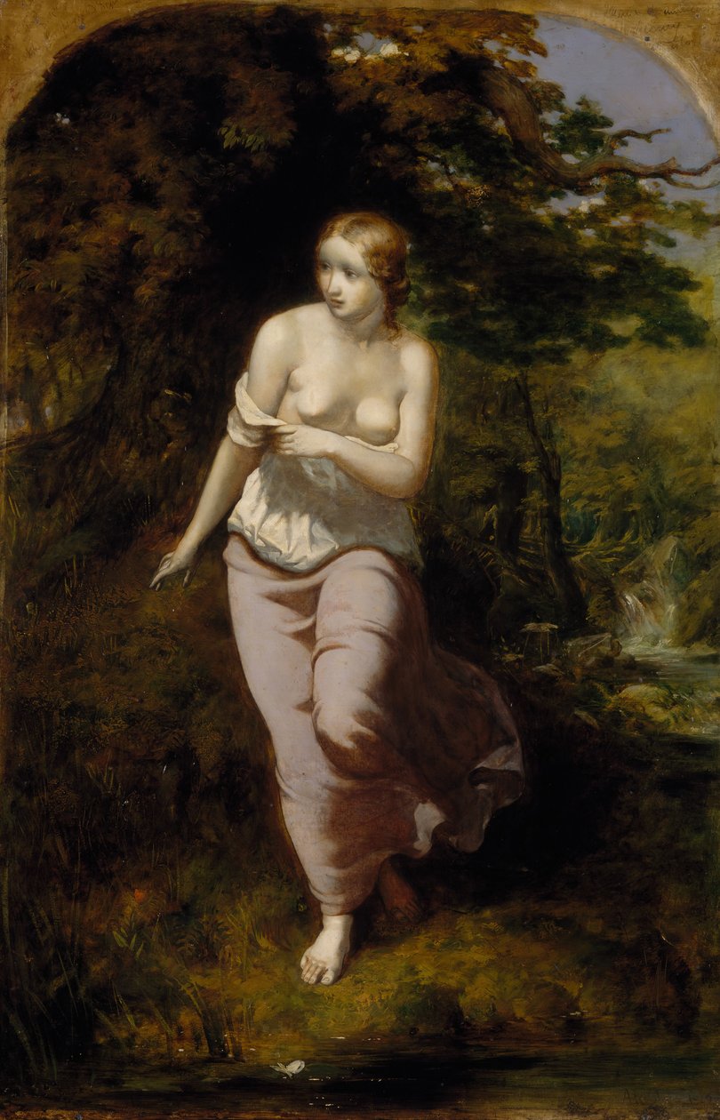 Koupání Musidora, 1849. od Arthur Hughes