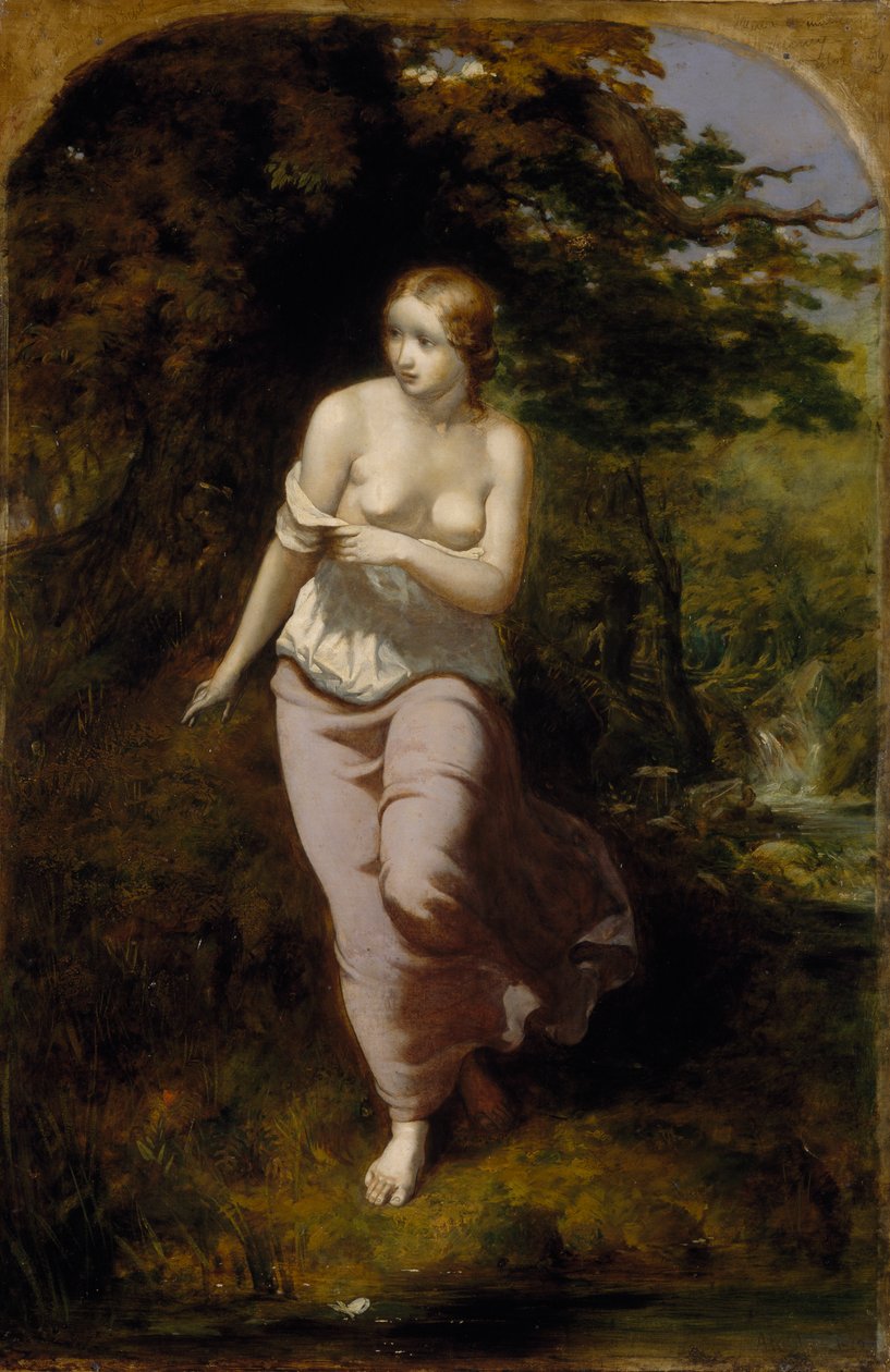 Koupání Musidora, 1849 od Arthur Hughes