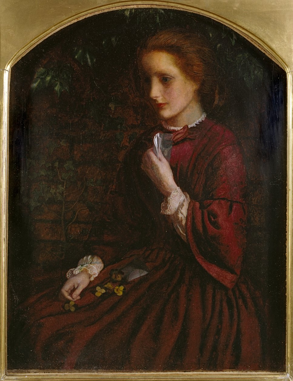 Macešky, cca 1860 od Arthur Hughes