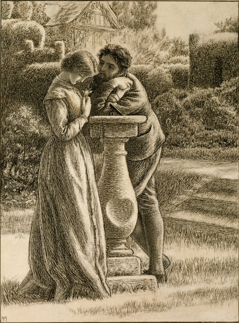 Číselník, 1871 od Arthur Hughes