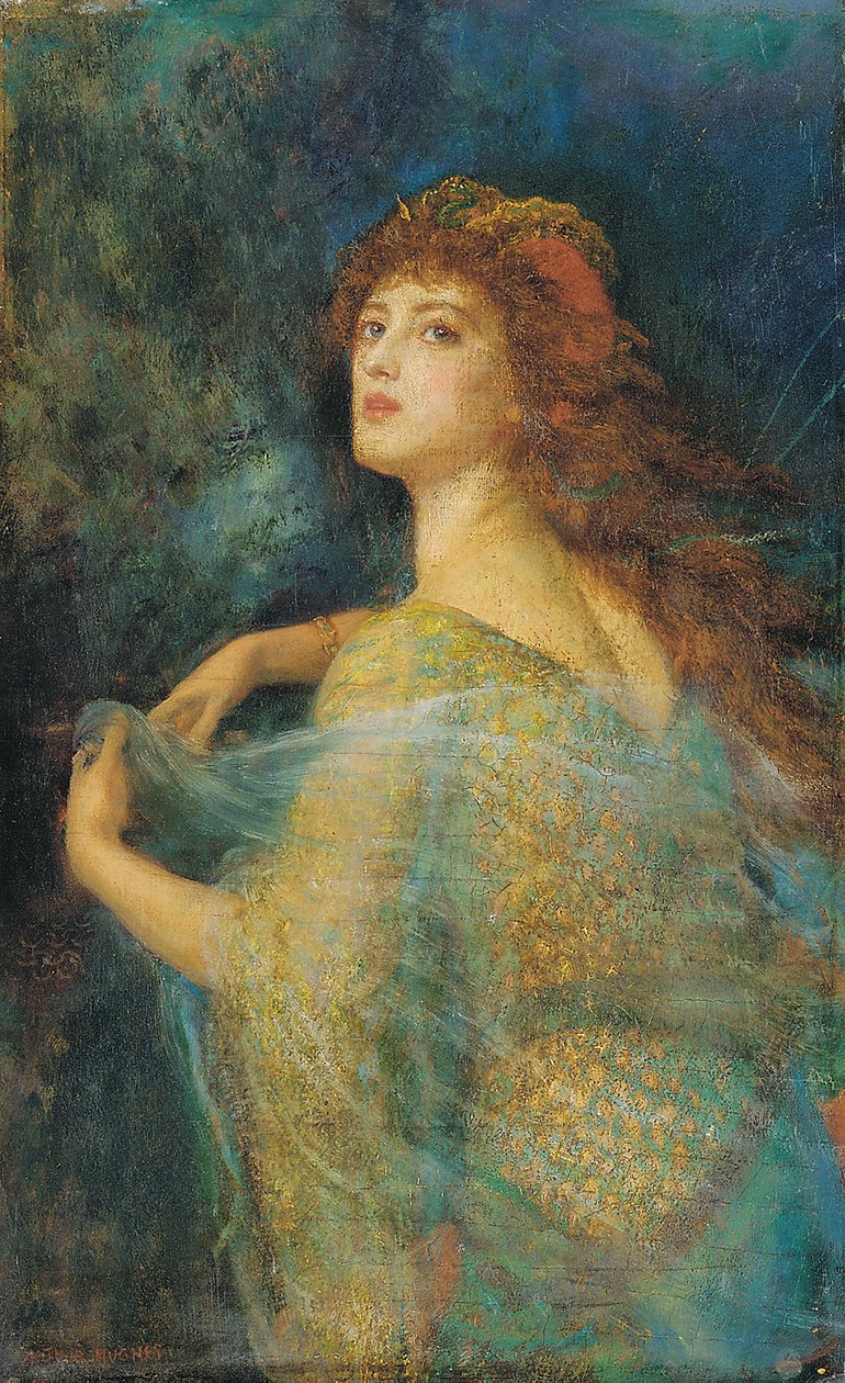 Čarodějka od Arthur Hughes