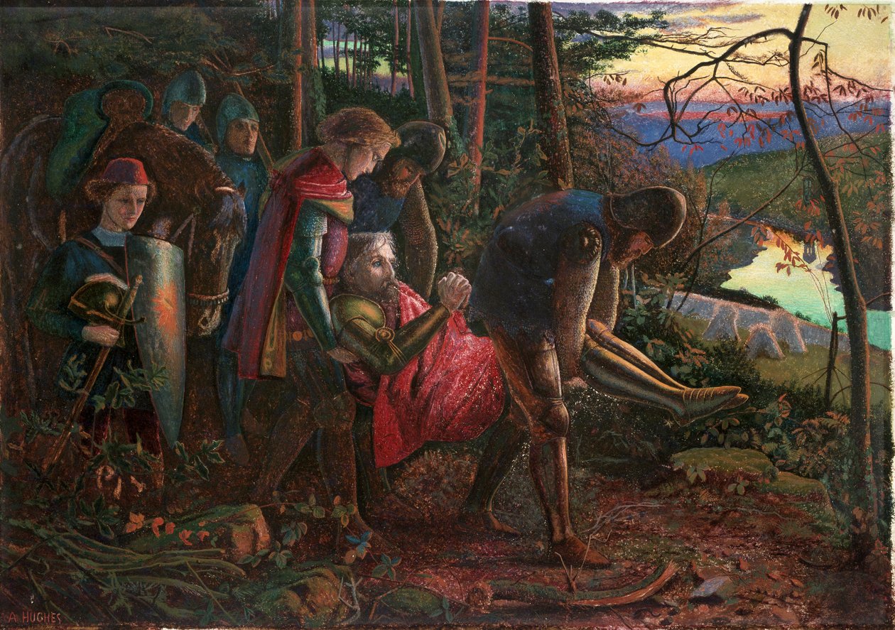 Rytíř slunce, 1860-1861 od Arthur Hughes