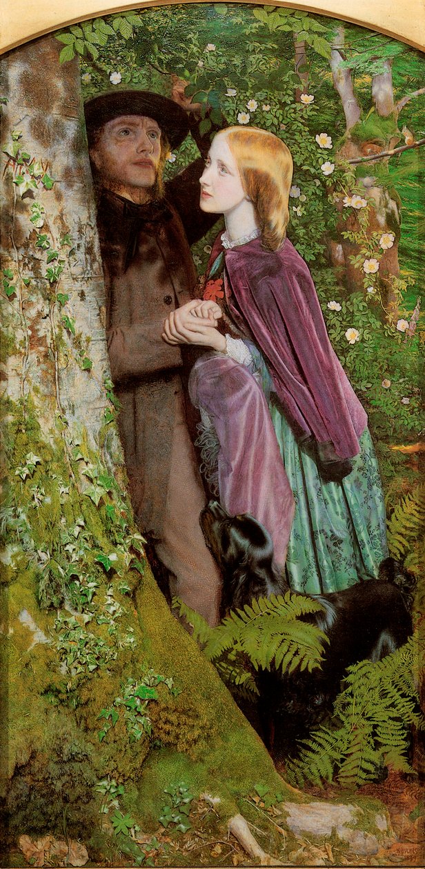 Dlouhé zasnoubení, 1859. od Arthur Hughes