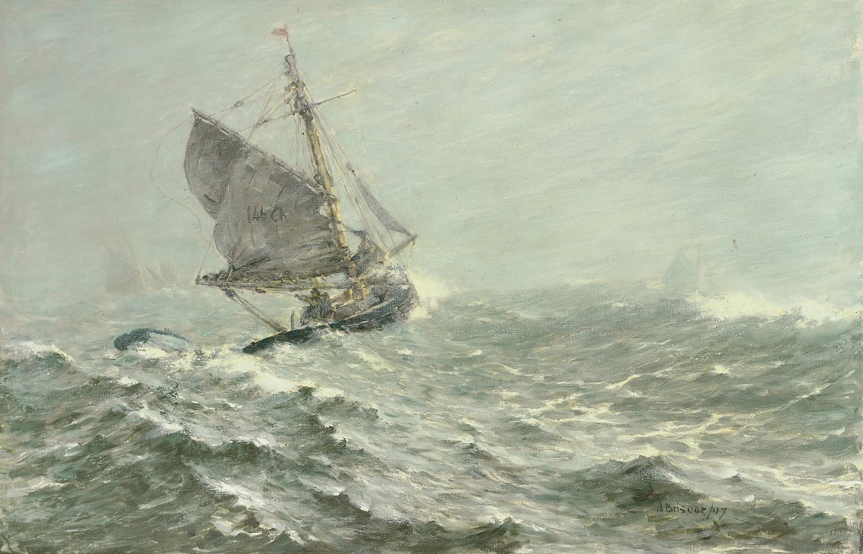 Bílá bouře od Arthur John Briscoe