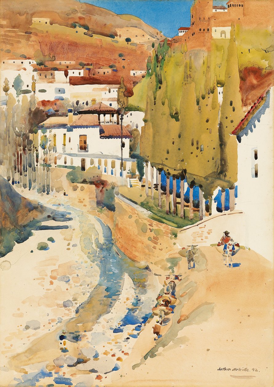 Údolí Darro, 1893 od Arthur Melville