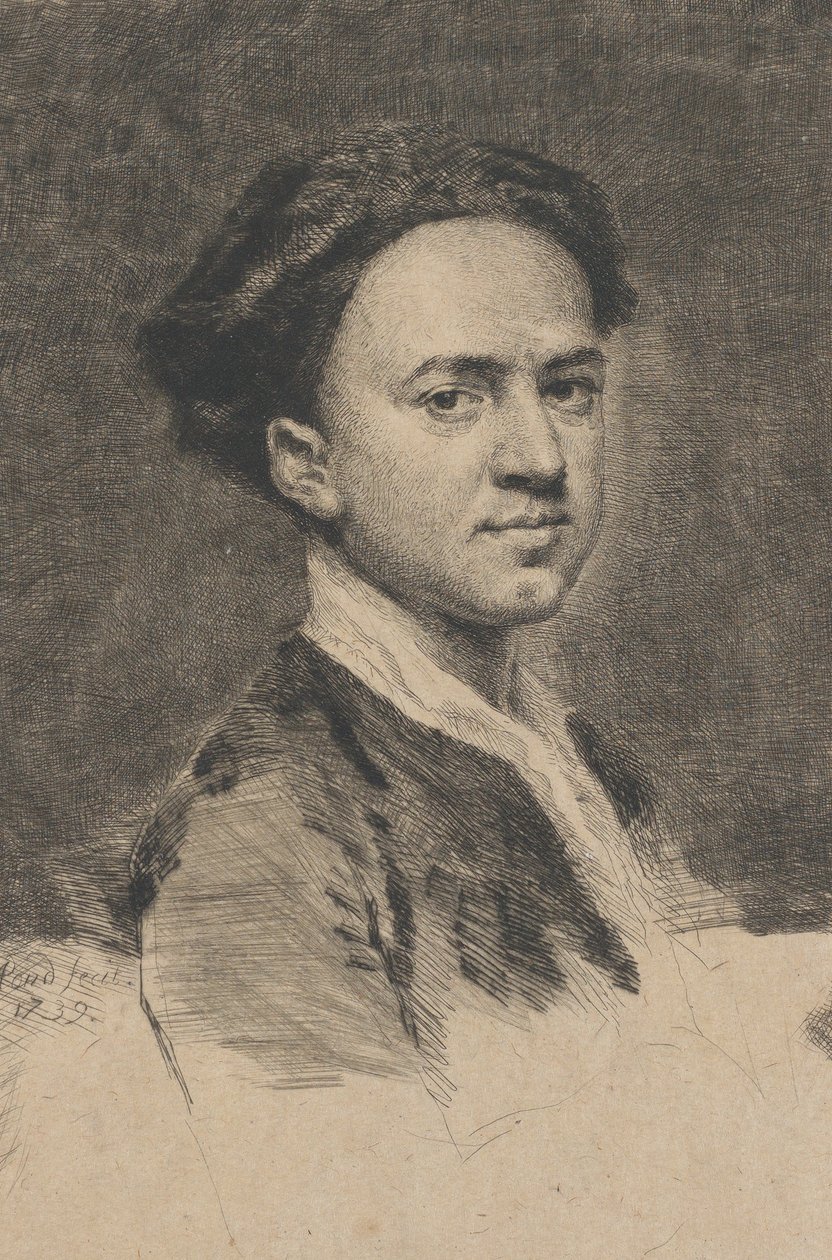 Autoportrét, 1739. od Arthur Pond