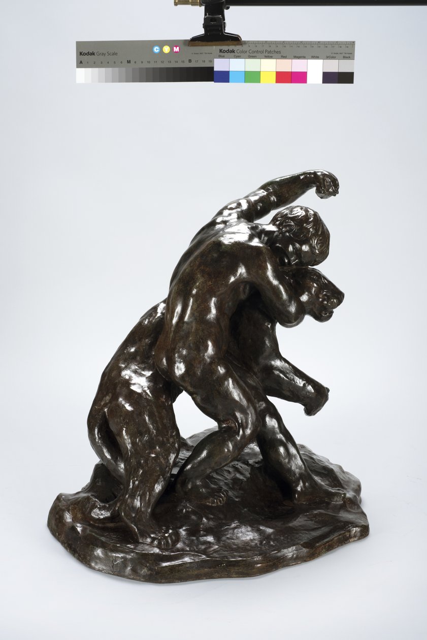 Puma a dítě (bronz) od Arthur Putnam