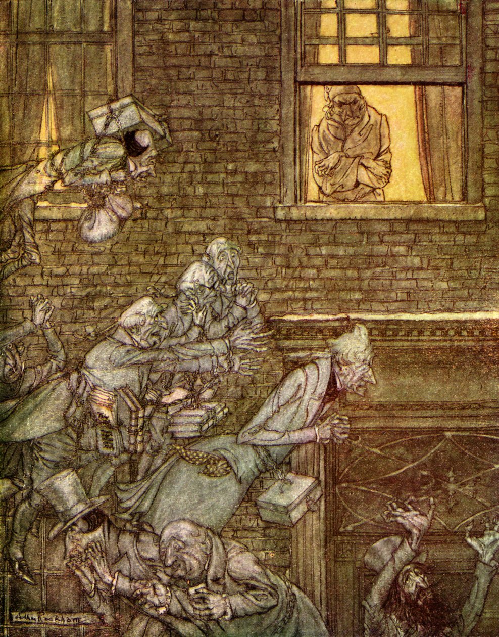 Vánoční koleda Charlese Dickense od Arthur Rackham