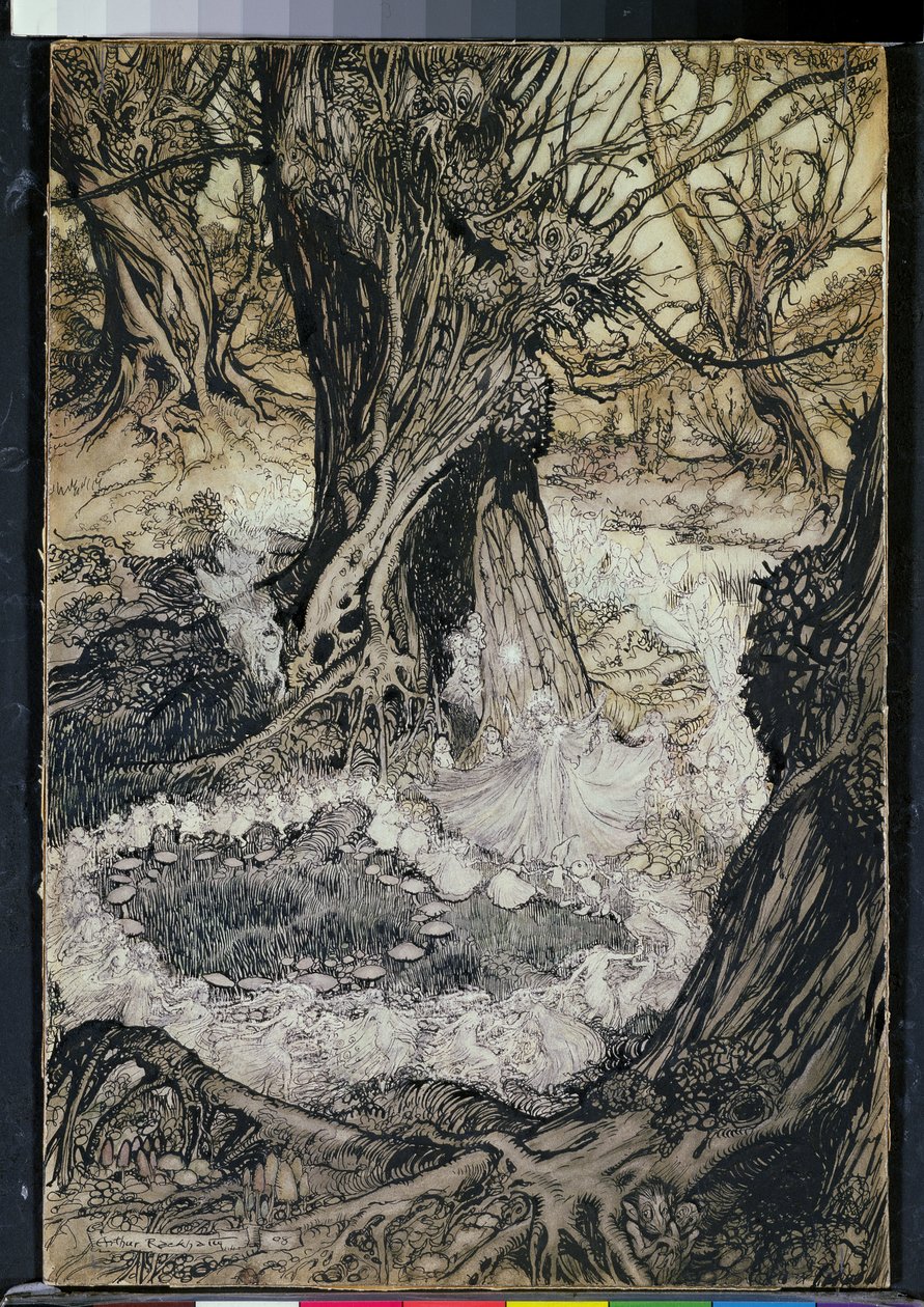 Pojď, nyní Rondel, 1908 od Arthur Rackham