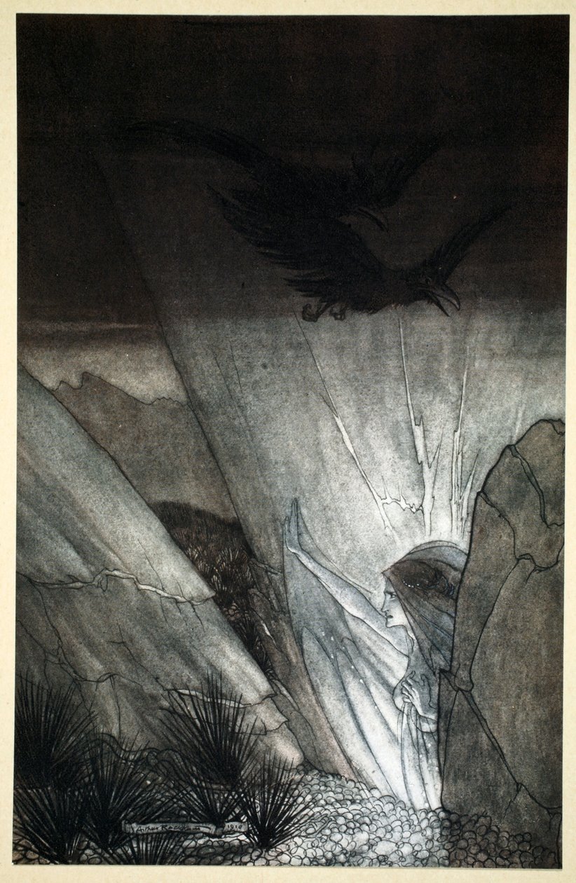 „Erda ti dává pozor“, 1910. od Arthur Rackham