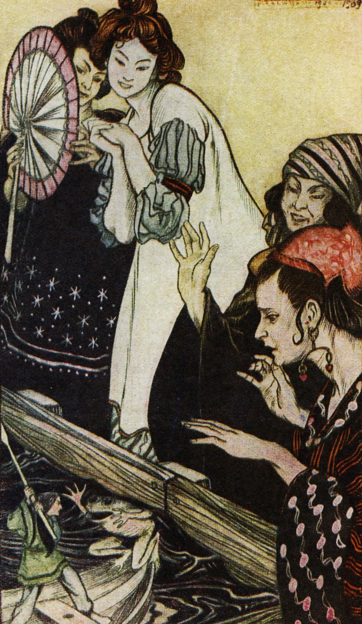 Gulliverovy cesty od Jonathana Swifta od Arthur Rackham