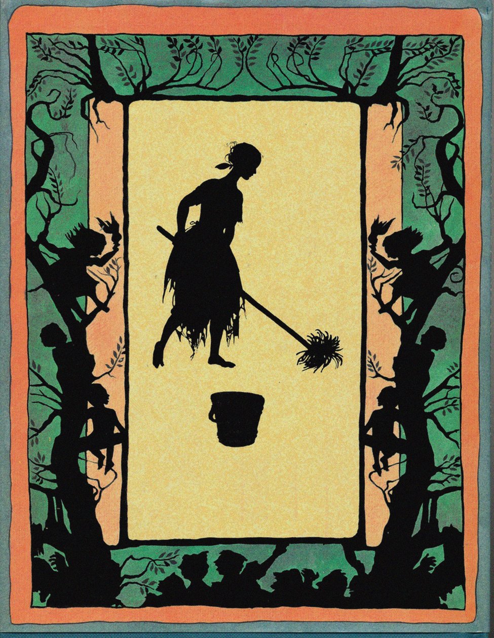 Ilustrace pro pohádku Popelka od Arthur Rackham