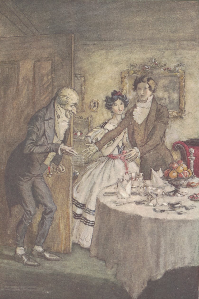 "To jsem já, tvůj strýc Scrooge" od Arthur Rackham