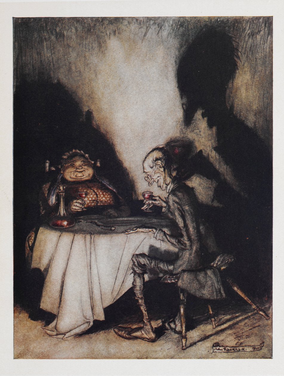 Jack Sprat a jeho žena od Arthur Rackham