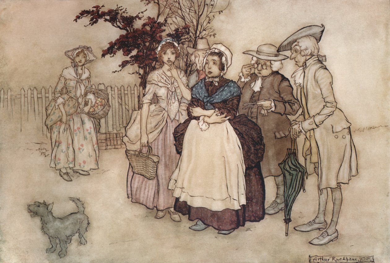 Rip Van Winkle, 1907 od Arthur Rackham