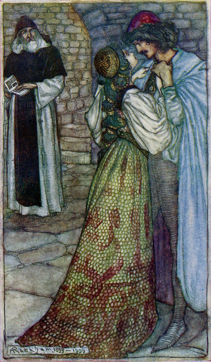 Romeo a Julie od Williama Shakespeara od Arthur Rackham