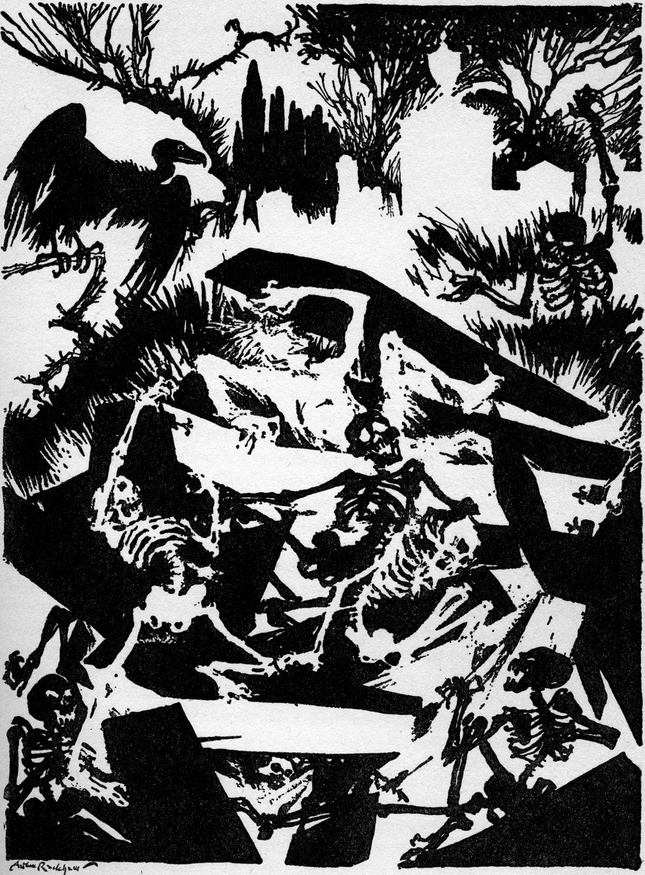 „Předčasný pohřeb“ od Edgara Allana Poea od Arthur Rackham