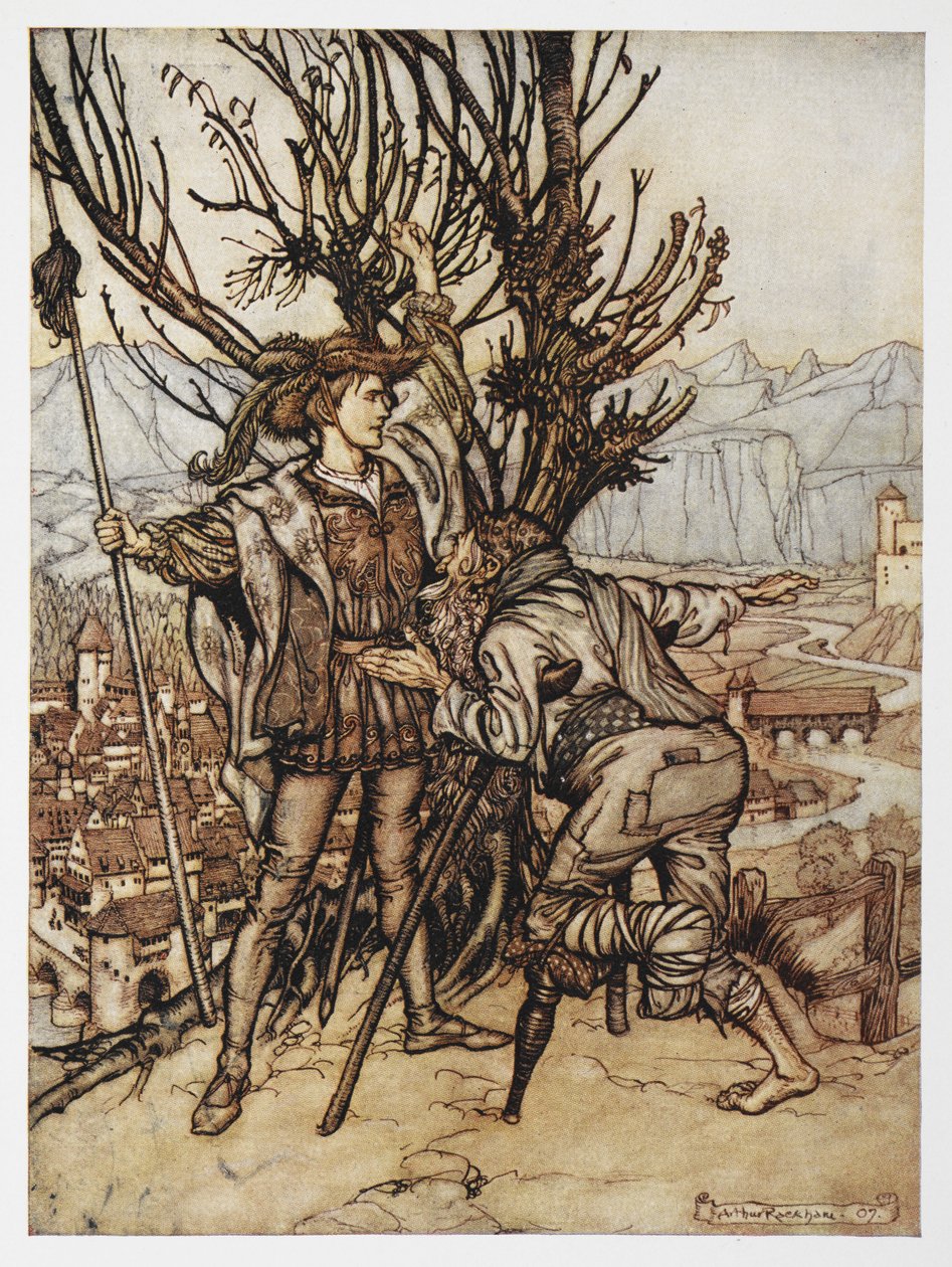 Princ z Briar Rose (Šípková Růženka) od Arthur Rackham