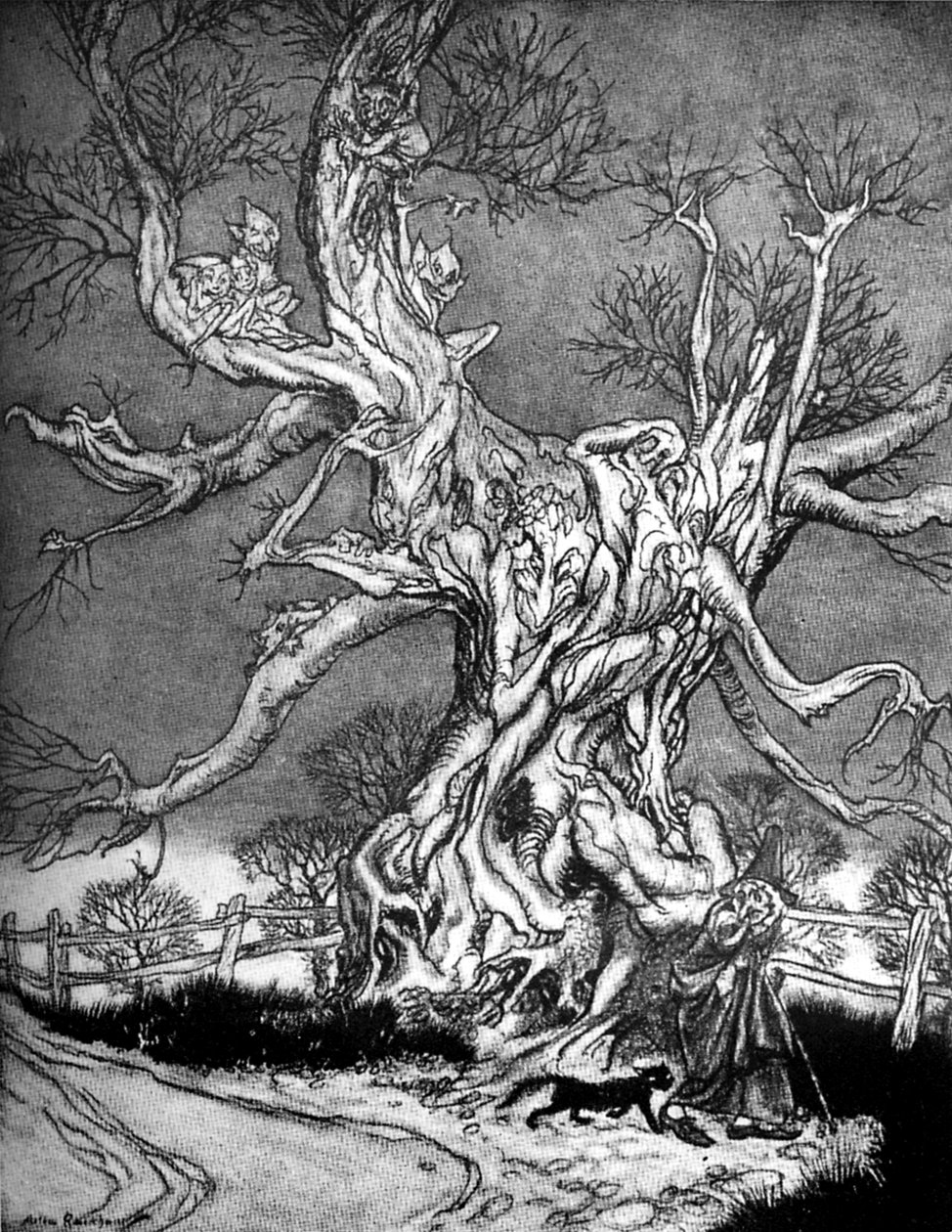"Legenda o Sleepy Hollow" od Arthur Rackham