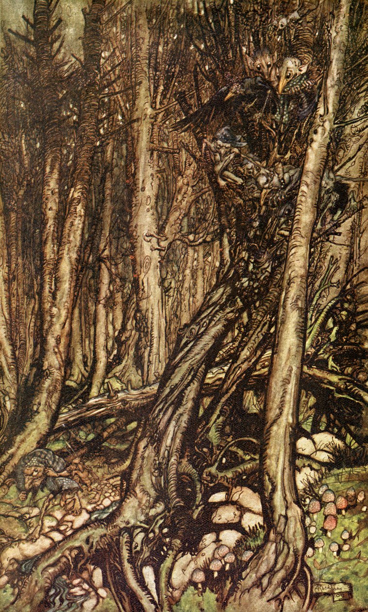 Undine od Friedricha de la Motte Fouqué od Arthur Rackham