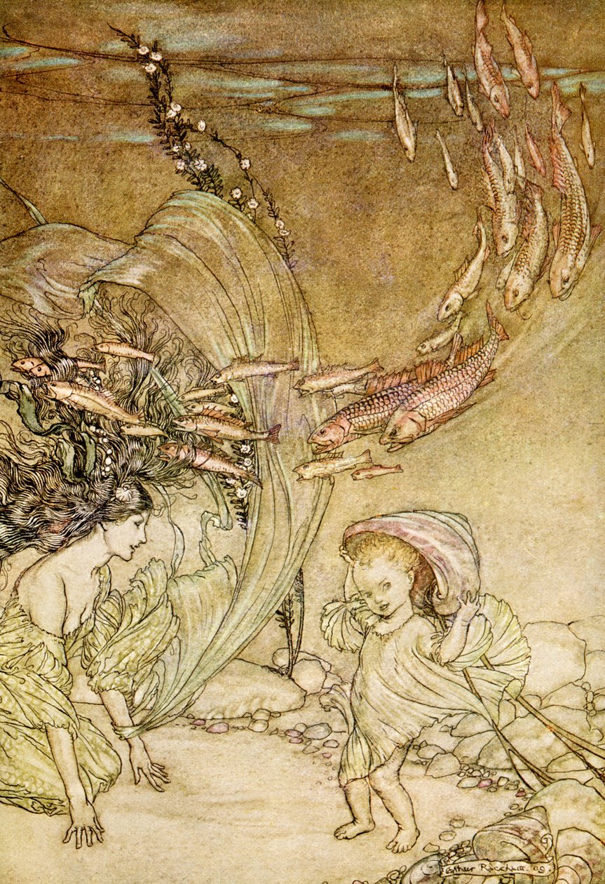 Undine od Friedricha de la Motte Fouqué od Arthur Rackham