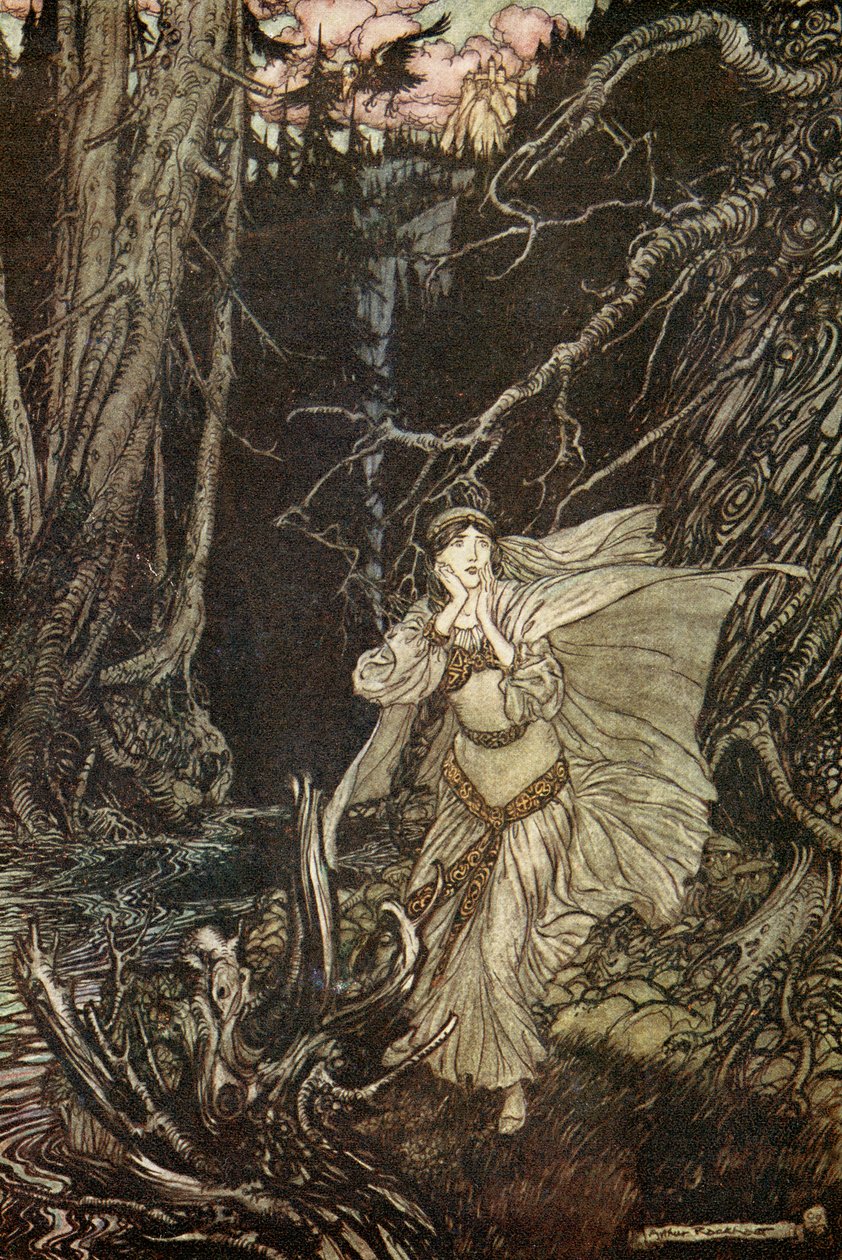 Undine od Friedricha de la Motte Fouqué od Arthur Rackham